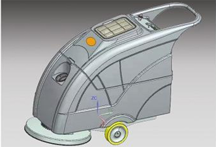 手推掃地機(jī)外殼_滾塑